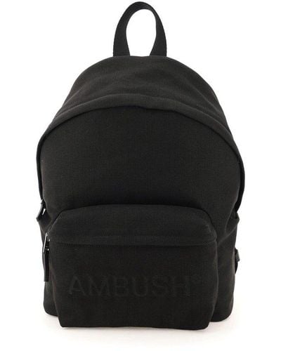Ambush Backpack With Embossed Logo - Black