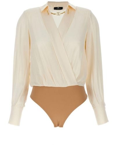 Elisabetta Franchi Shirt Bodysuit Underwear, Body - White