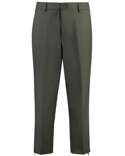 Versace Technical Fabric Trousers - Green