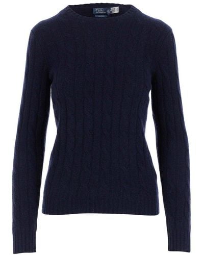 Polo Ralph Lauren Cable-knit Cashmere Jumper - Blue