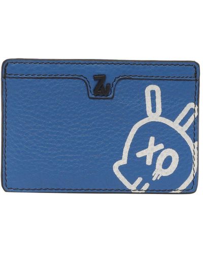 Zadig & Voltaire Zv Initiale Cards Holder - Blue