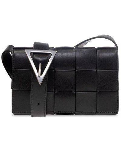 Bottega Veneta Men's Dark Moss Large Intreccio Leather Pouch  649616VBWD33244 - Handbags - Jomashop