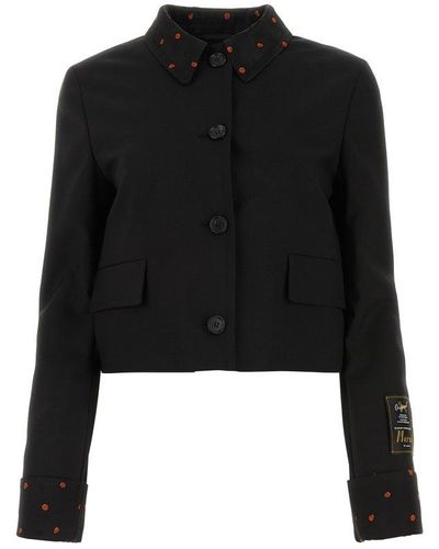 Marni Jackets And Vests - Black