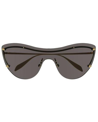 Alexander McQueen Frameless Sunglasses - Grey