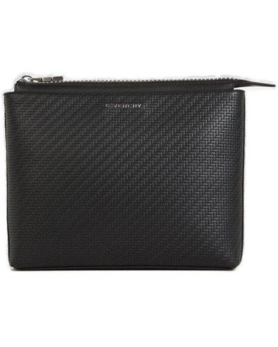 Givenchy Zipped Travel Pouch - Black
