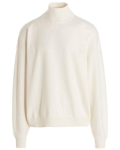 Fear Of God High Neck Sweater - White