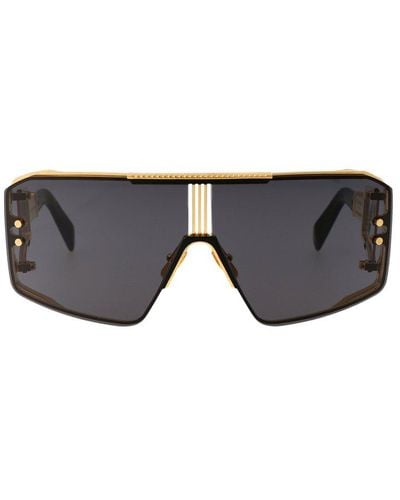 BALMAIN EYEWEAR Oversized-frame Sunglasses - Black