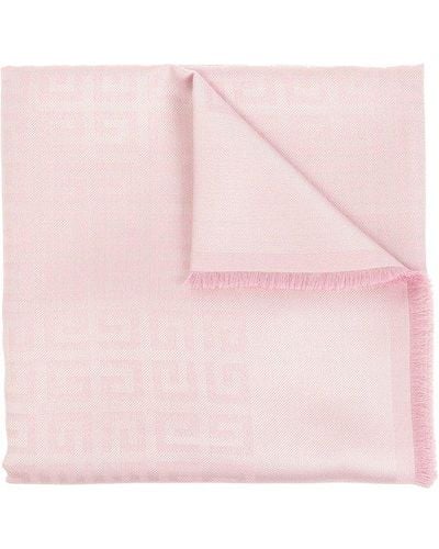 Givenchy Scarf With Monogram, - Pink