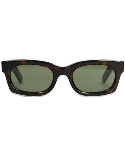 Retrosuperfuture Rectangle Frame Sunglasses - Green