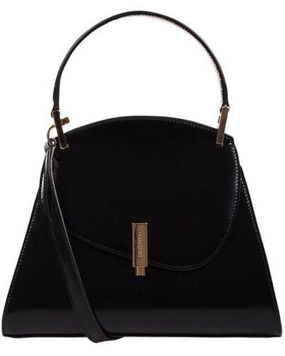 Ferragamo Geometric Top Handle Bag - Black