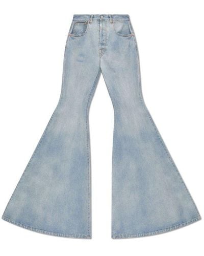 Vetements Bell-bottom Jeans, - Blue