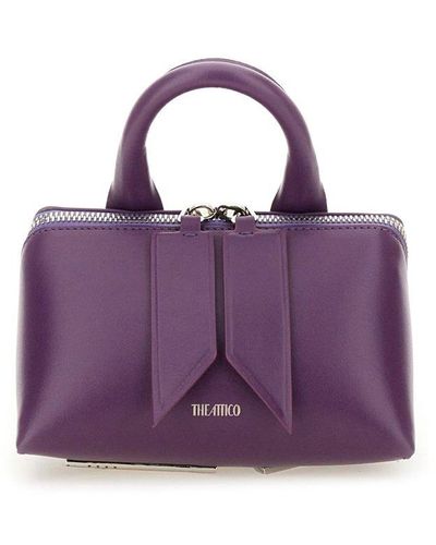 The Attico Friday Mini Tote Bag - Purple