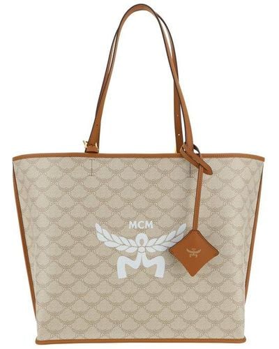 MCM Laurel Shoulder Bag - Natural
