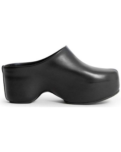 Givenchy Logo Debossed Slip-on Clogs - Gray