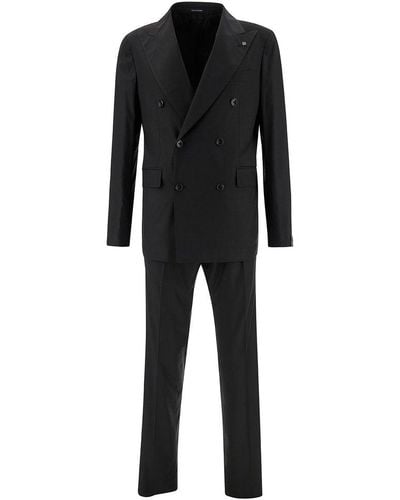 Tagliatore Double-breasted Two-set Suit Set - Black