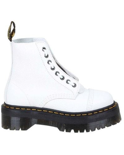 Dr. Martens Sinclair Platform Ankle Boots - White