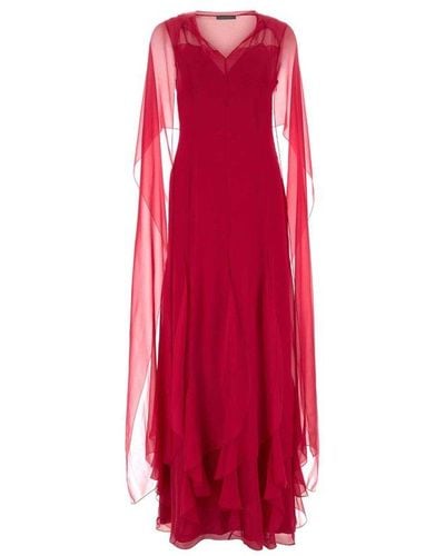 Alberta Ferretti Long Dresses - Red