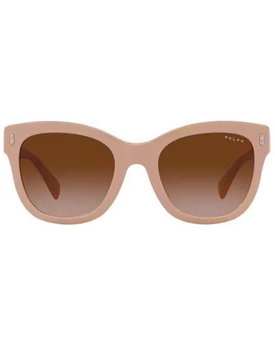 Ralph Lauren Oval Frame Sunglasses - Brown