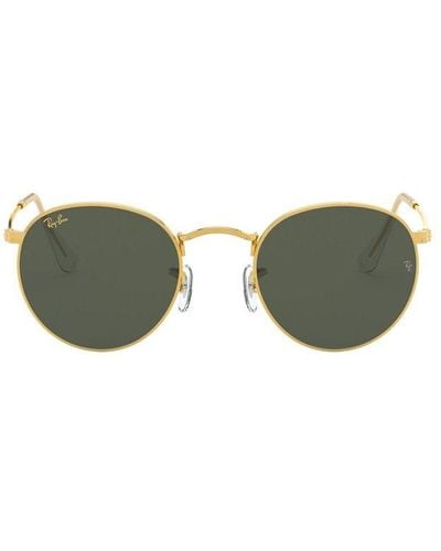 Ray-Ban Unisex-adult 0rb3447 Rb3447 Round Metal Sunglasses Gold - Black