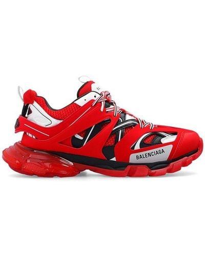 Balenciaga Track Clear-sole Sneakers - Red