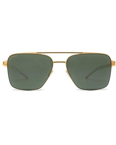 Mykita Bernie Square Frame Sunglasses - Green