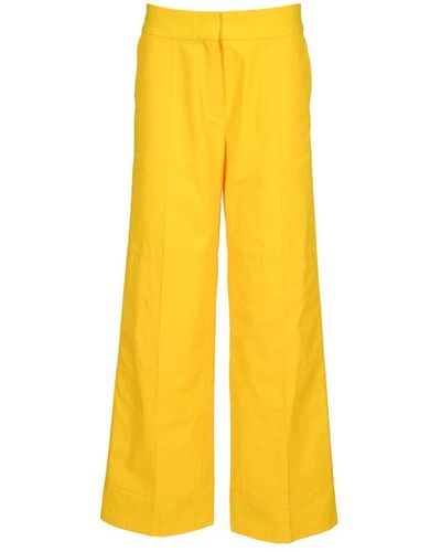 Raf Simons Worker Logo Pants - Yellow