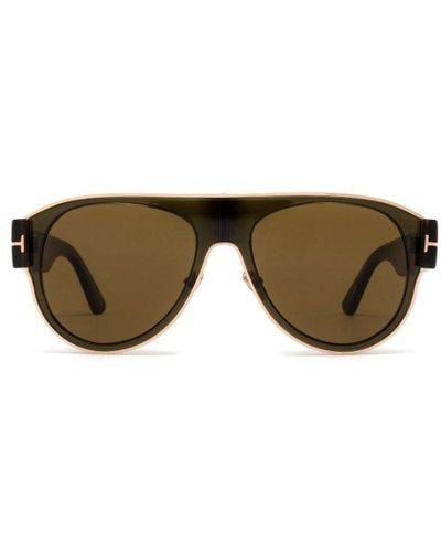 Tom Ford Aviator Frame Sunglasses - Multicolour