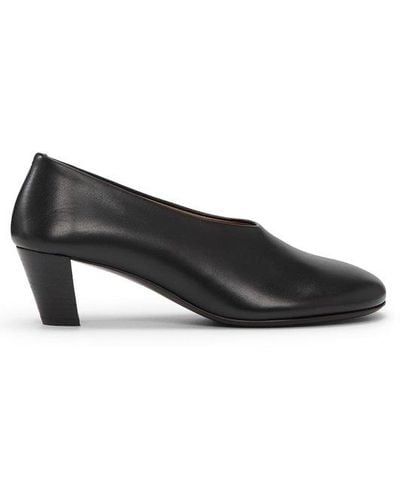 Marsèll Biscotto Round-toe Court Shoes - Black
