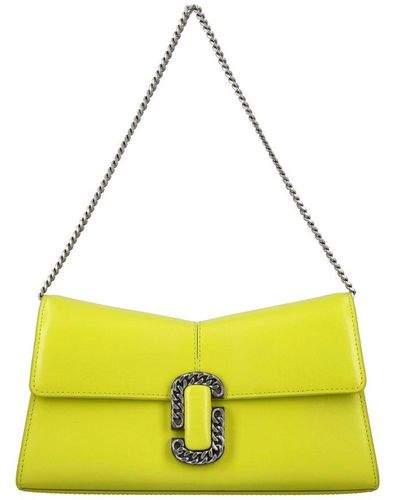 Marc Jacobs The St Marc Clutch Bag - Yellow