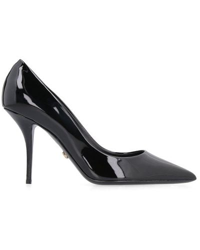 Dolce & Gabbana Patent Leather Pointy-toe Pumps - Black