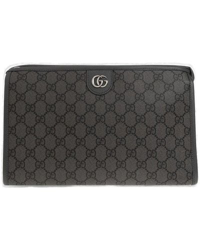Gucci Ophidia GG Toiletry Case - Grey