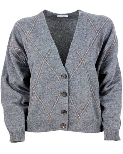 Brunello Cucinelli Sweaters - Grey