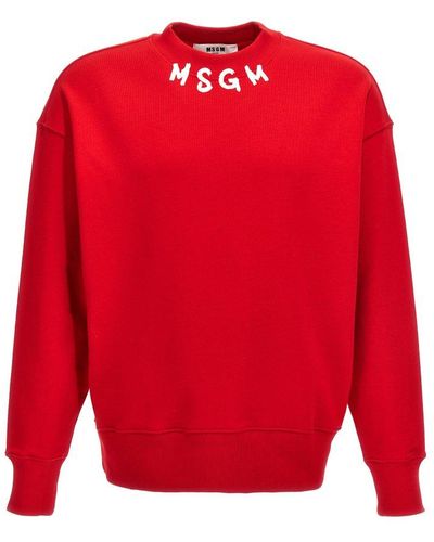 MSGM Logo Sweatshirt - Red
