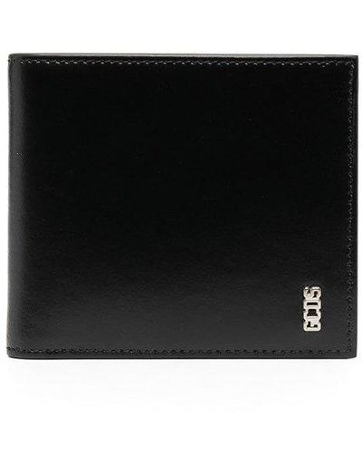 Gcds Logo Plaque Bi-fold Wallet - Black