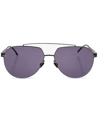 Mykita X Leica Aviator Frame Sunglasses - Purple