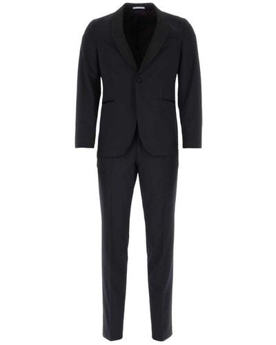 Michael Kors Single Breasted Two-piece Tailored Suit - Black
