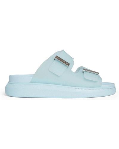 Alexander McQueen Hybrid Rubber Sandals - Blue