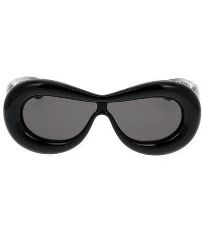 Loewe Irregular Frame Sunglasses - Black