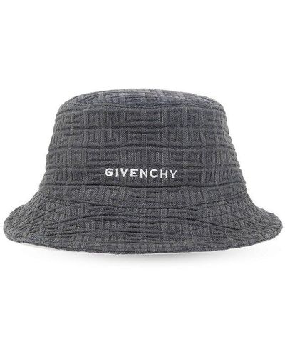 Givenchy Monogrammed Bucket Hat, - Grey