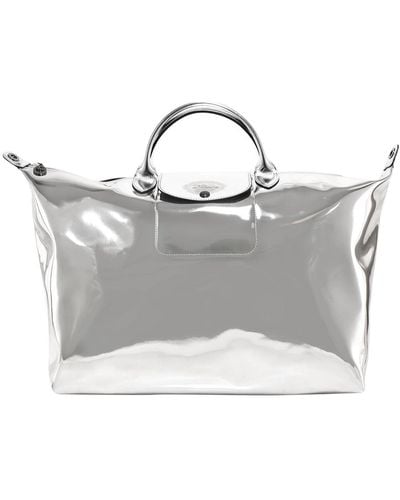 Longchamp Le Pliage Large Travel Bag - Metallic