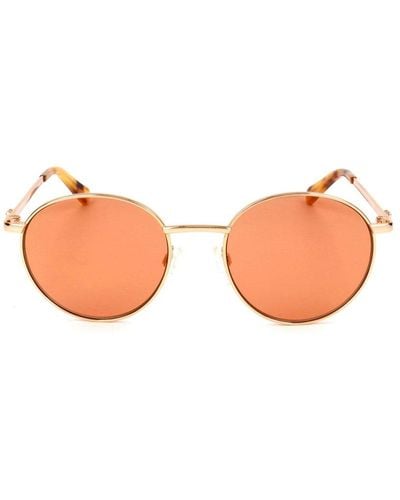 Love Moschino Round Frame Sunglasses - Pink