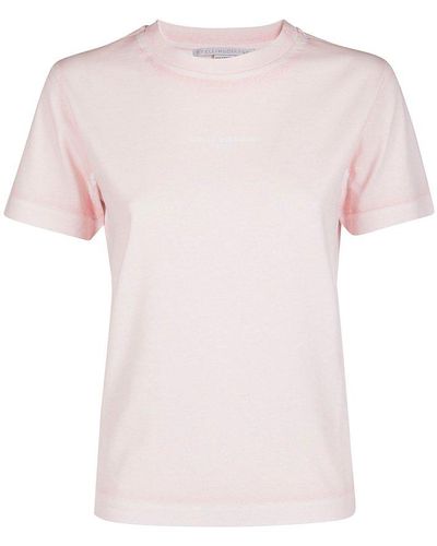 Stella McCartney 2001. Logo Print T-shirt - Pink