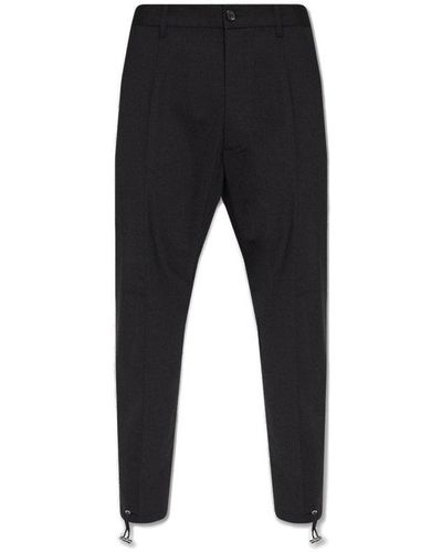 DSquared² Pully Toggle-Ankle Tapered Trousers - Black