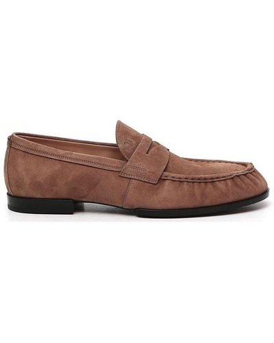 Tod's Penny Bar Loafers - Natural