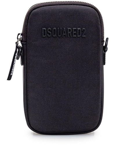 DSquared² Shoulder Bag With Logo - Blue