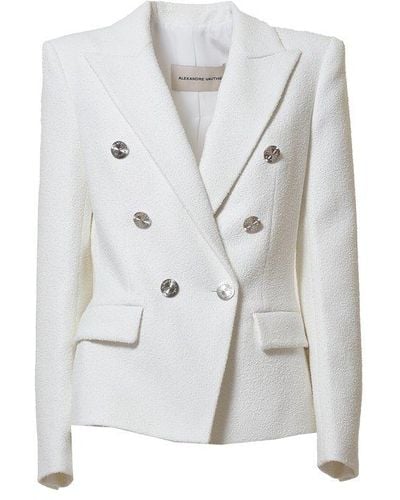 Alexandre Vauthier Double Breasted Tailored Blazer - Gray