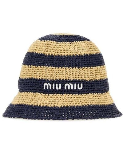 Miu Miu - Woman - Azzurrocacao - Hat