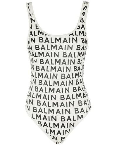 Balmain Swimsuit - White
