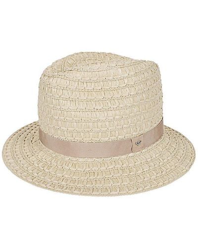 Weekend by Maxmara Butterfly Plaque Bucket Hat - Natural
