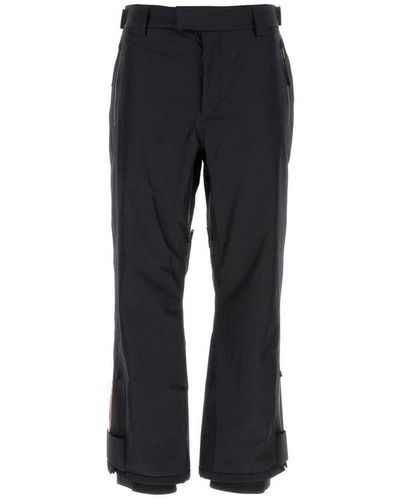 Prada Elasticated Waistband Trousers - Black